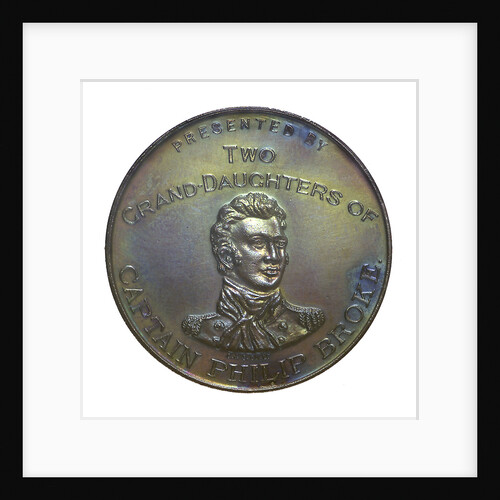 Medal commemorating the centenary of the 'Shannon' and 'Chesapeake' action, 1913; obverse by C & S Co.