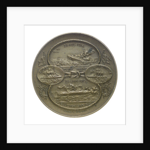 Medal commemorating the Battles of Heligoland Bight, 1914 and Dogger Bank, 1915; obverse by Marquis of Milford Haven