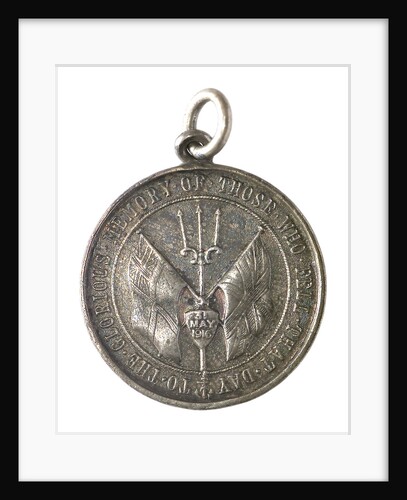 Medal commemorating the Battle of Jutland, 1916; obverse by Marquis of Milford Haven