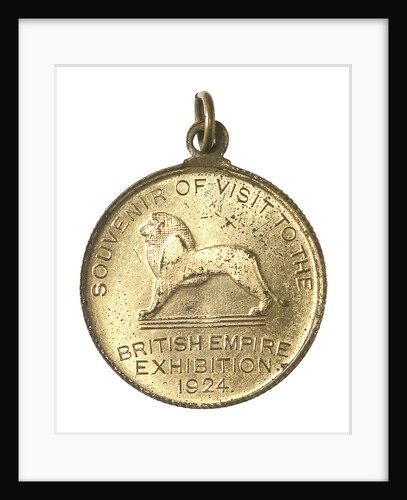 Medal commemorating the British Empire Exhibition, 1924; reverse by N.P.O.