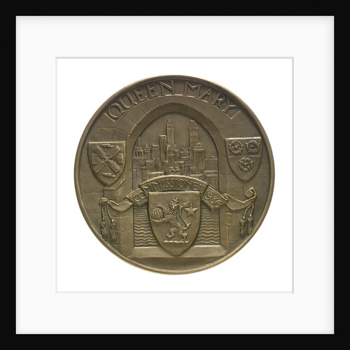 Medal commemorating the 'Queen Mary' commissioned 1936; obverse by Gilbert Bayes