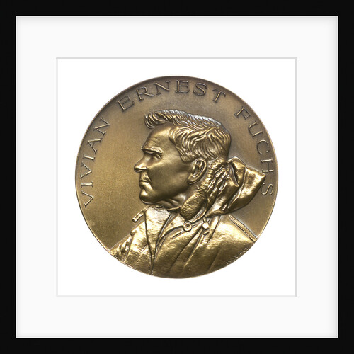 Medal commemorating Sir Vivian Ernest Fuchs (1908-1999); obverse by Kovacs