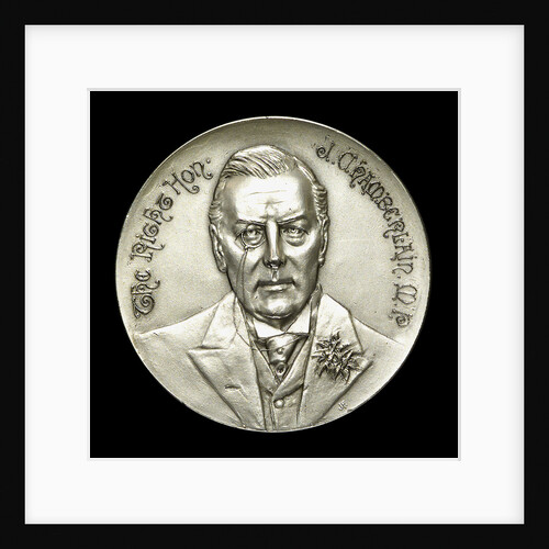 Medal commemorating HMS 'Good Hope' and the Rt. Hon. Joseph Chamberlain (1836-1914); obverse by J. Fray