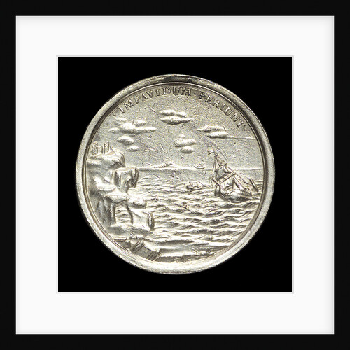 Medal commemorating The Duke of York wrecked, 1682; reverse by George Bower