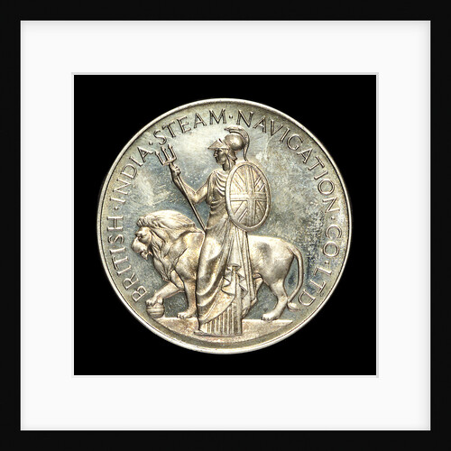 Medal commemorating the centenary of the British India Steam Navigation Company, 1956; obverse by J.R. Pinches
