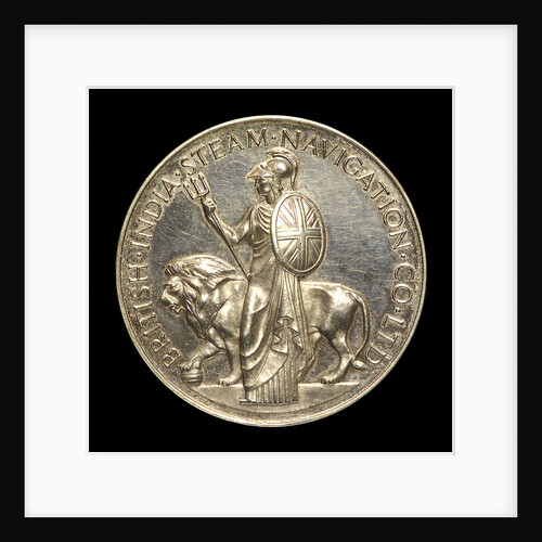 Medal commemorating the centenary of the British India Steam Navigation Company, 1956; obverse by J.R. Pinches