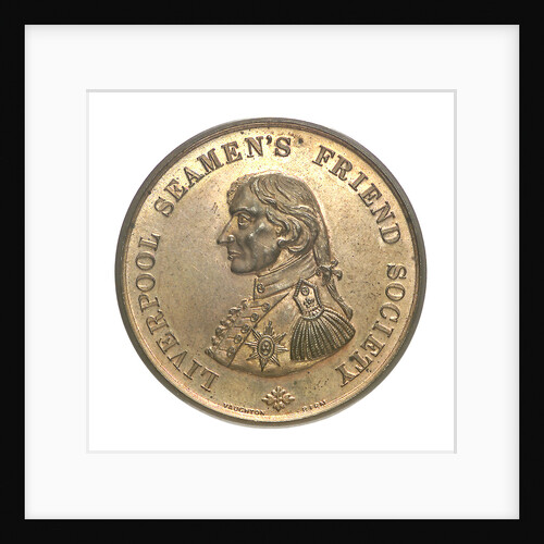 Medal commemorating the Liverpool Seamen's Friend Society; obverse by P. Vaughton & Sons