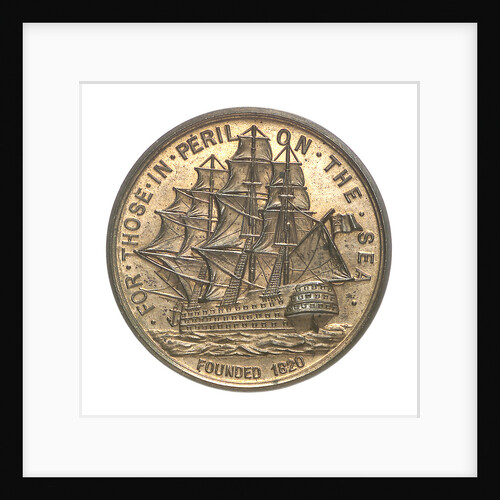 Medal commemorating the Liverpool Seamen's Friend Society; reverse by P. Vaughton & Sons