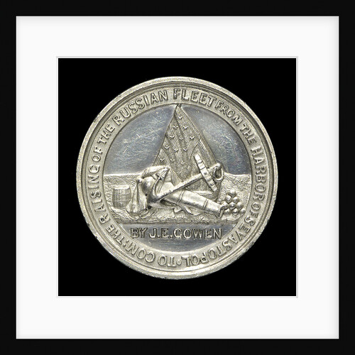 Medal commemorating the salvage of the Russian Fleet 1857-1860; obverse by W.J. Taylor