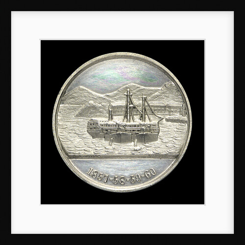 Medal commemorating the salvage of the Russian Fleet 1857-1860; reverse by W.J. Taylor