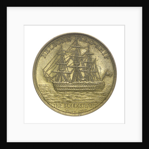 Medal commemorating wreck of HMS 'Foudroyant', 1897; reverse by unknown