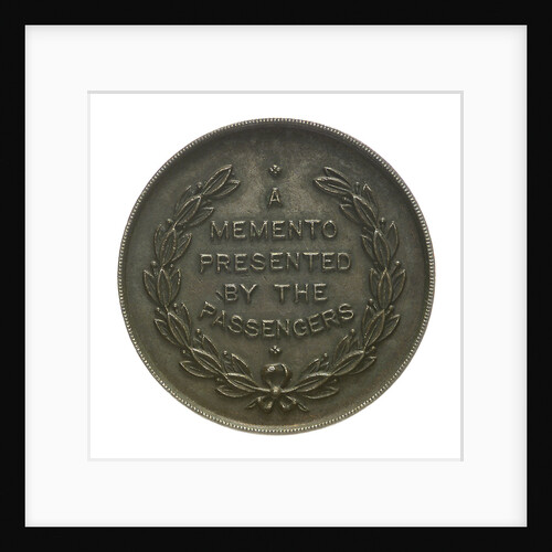 Medal commemorating the wreck of SS 'Brinpura', 1919; reverse by unknown