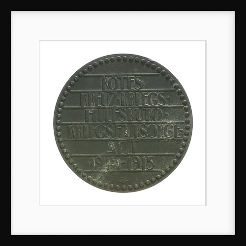 Medal commemorating the sinking of 'Leon Gambetta' by U5, 1915; reverse by Hans Schwathe