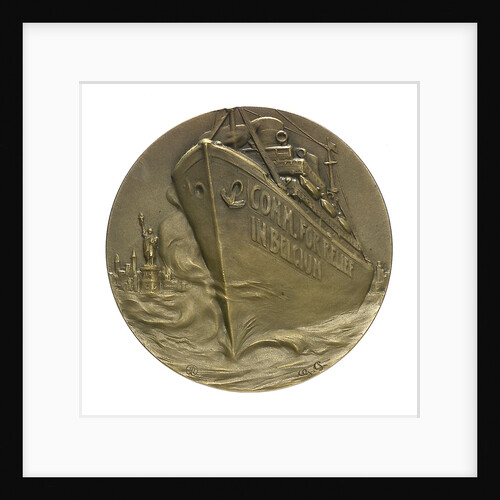 Medal commemorating relief in Belgium; reverse by G. Petit