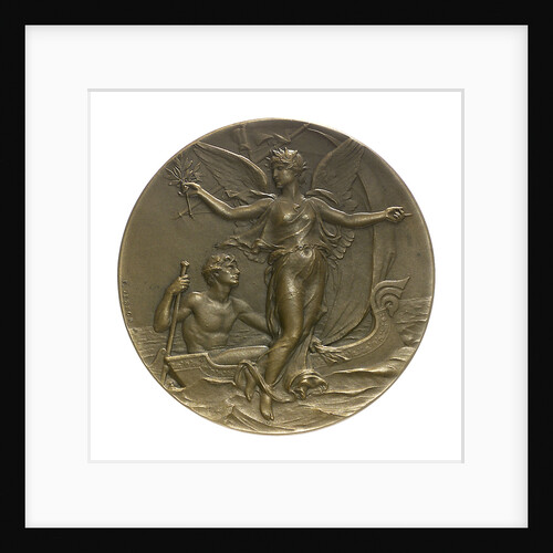 Medal commemorating the Yacht Club of France; obverse by F. Vernon
