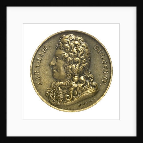 Medal commemorating Vice-Admiral Abraham Duquesne (1610-1688) and the cruiser 'Duquesne'; obverse by J.F. Domard