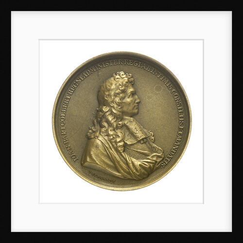 Medal commemorating the minister Jeane Baptiste Colbert (1619-1683) and the cruiser 'Colbert'; obverse by T. Bernard