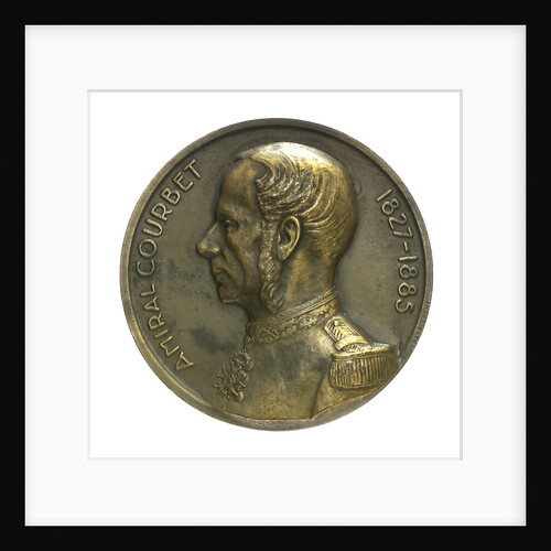 Medal commemorating Admiral Amédéé Courbet (1827-1885) by L. Patriarche