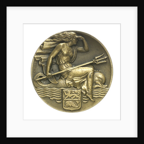 Medal commemorating the battleship 'Dunkerque'; obverse by Pierre Turin