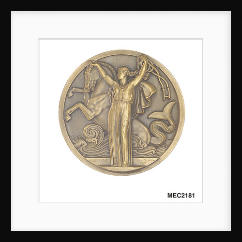 Medal commemorating the SS 'Normandie' by J. Vernon