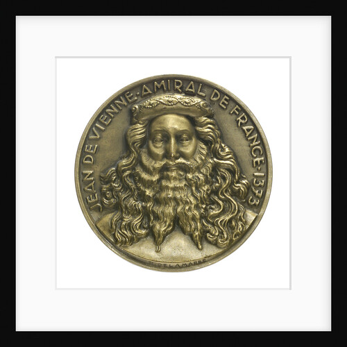 Medal commemorating Admiral Jean de Vienne (1342?-1396) and the cruiser 'Jean de Vienne'; obverse by Raymond Delamarre