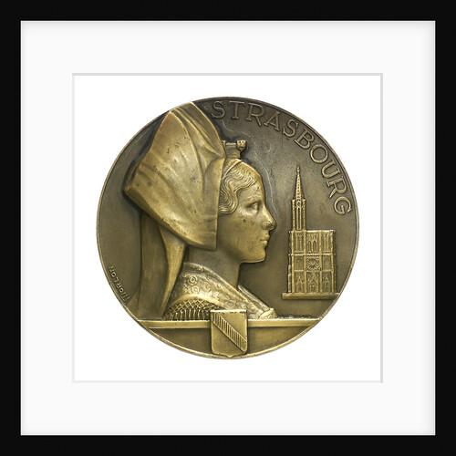 Medal commemorating the battleship 'Strasbourg'; obverse by P.A. Morlon