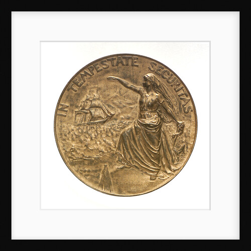 Medal commemorating the Hamburg society of underwriters; obverse by B. Kruse