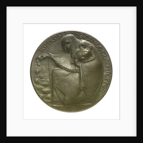 Memorial medal commemorating the Dutch lost at sea, 1914-1918; obverse by C.J. van der Hoef
