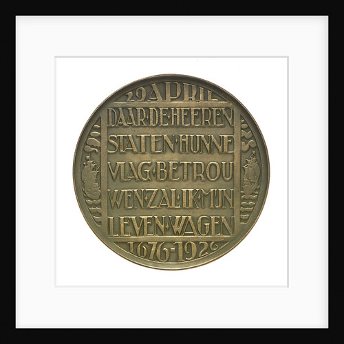 Medal commemorating Admiral Michel Adrianzoon de Ruyter (1607-1676); reverse by Unknown