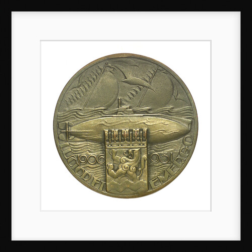 Medal commemorating the 25th anniversary of the Dutch submarine service; reverse by unknown