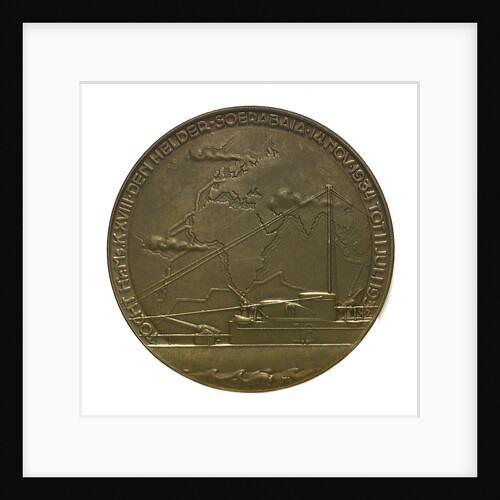 Medal commemorating the voyage of the submarine 'K. XVIII'; obverse by M. Kutterink