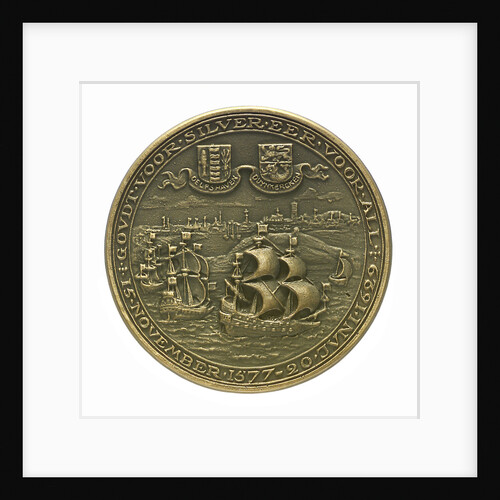 Medal commemorating Admiral Piet Heyn (1578-1629); reverse by J.J. van der Goor