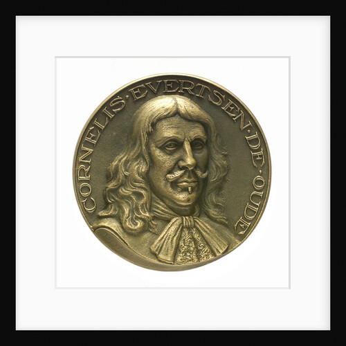 Medal commemorating Admiral Cornelis Evertsen de Oude (1610-1666); obverse by J.J. van der Goor