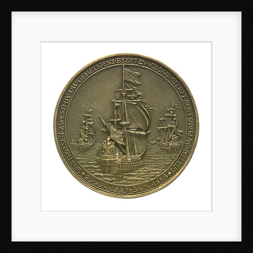 Medal commemorating Admiral Witte Corneliszoon de With (1599-1651); reverse by J.J. van der Goor