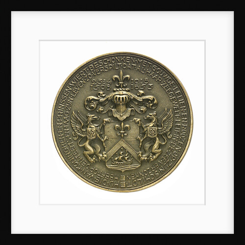 Medal commemorating Admiral Maarten Harpertsz Tromp  (1597-1653); reverse by J.J. van der Goor