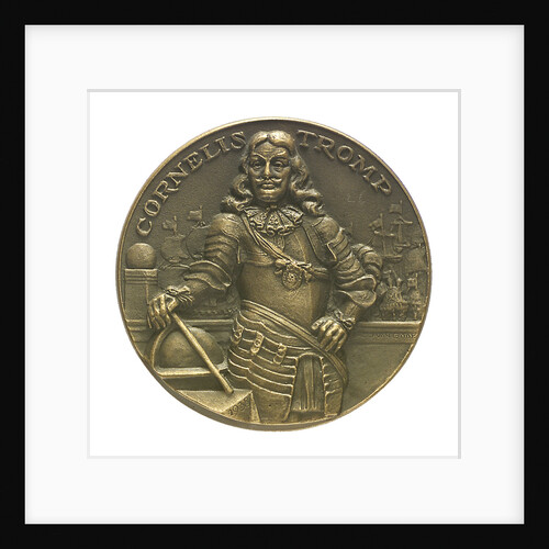 Medal commemorating Admiral Cornelis Tromp (1629-1691); obverse by J.J. van der Goor