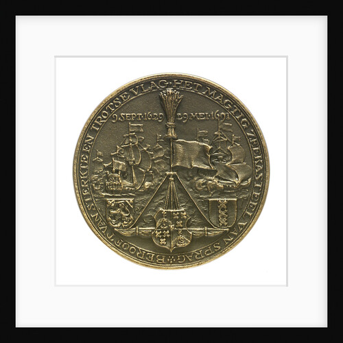 Medal commemorating Admiral Cornelis Tromp (1629-1691); reverse by J.J. van der Goor