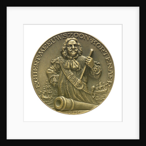 Medal commemorating Admiral Egbert Meeuwsz Kortenaar (died 1665); obverse by J.J. van der Goor