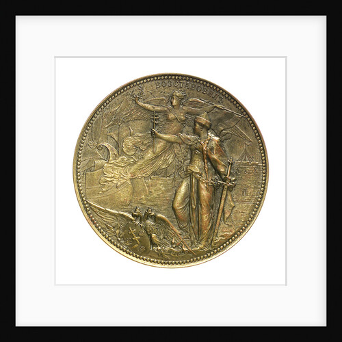 Medal commemorating the Black Sea Fleet re-established, 1886; reverse by A. Scharff