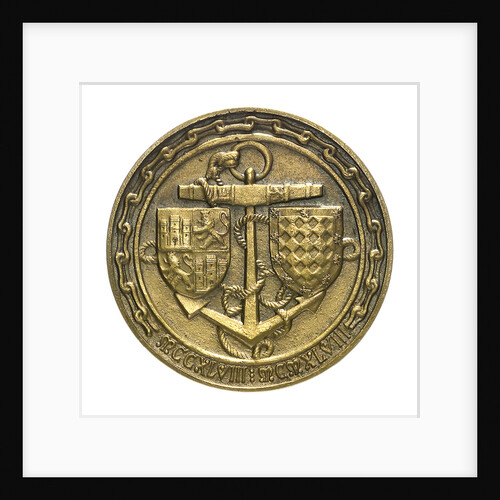 Medal commemorating the 7th centenary of the conquest of Seville and foundation of the Castilian Navy; reverse by unknown