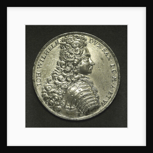 Medal commemorating the Duke of Saxony wrecked near Stockholm, 1702; obverse by C. Wermuth