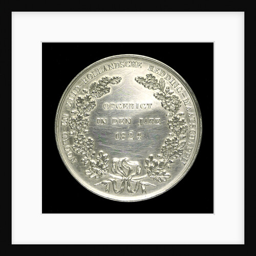 Medal commemorating the North and South Holland Life-Saving Society; 25th anniversary; obverse by unknown