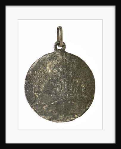 Medal commemorating the Italian battleship 'Leonardo da Vinci'; reverse by unknown