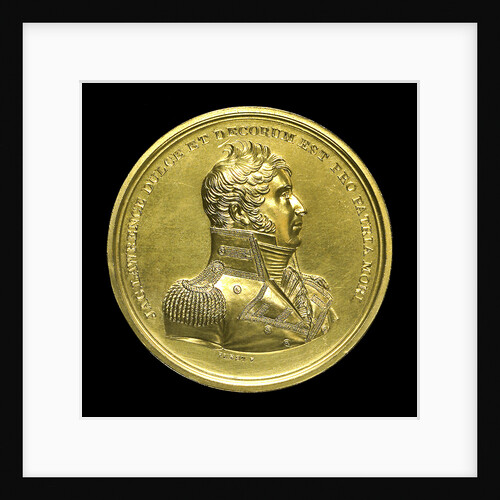 Medal commemorating the capture of HMS 'Peacock', 1813; obverse by Moritz Furst
