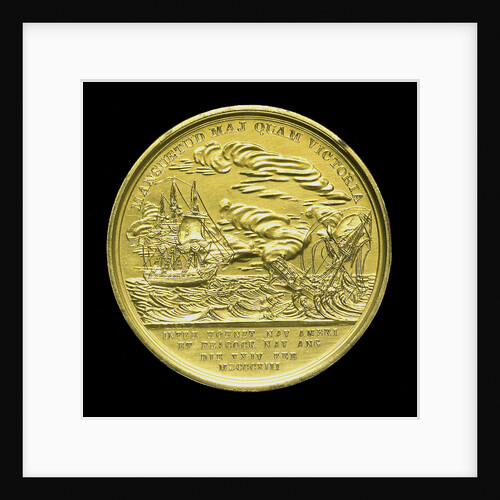 Medal commemorating the capture of HMS 'Peacock', 1813; reverse by Moritz Furst
