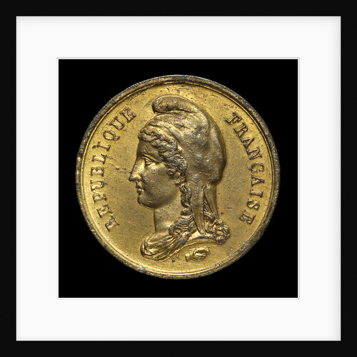 Medal commemorating the siege of Paris and the French Naval Brigade, 1870; obverse by Unknown