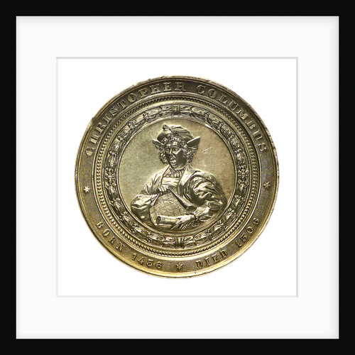 Medal commemorating the Columbian Exposition, 1892; obverse by M. Mayer