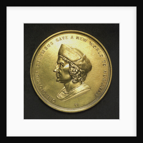 Medal commemorating the Columbian Exposition, 1892; obverse by Tiffany & Co.