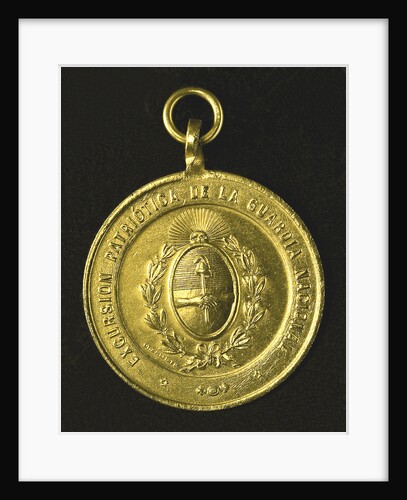 Medal commemorating the visit of the National Guard to the SS 'Garibaldi', 1898; obverse by B. Orzali & Co.