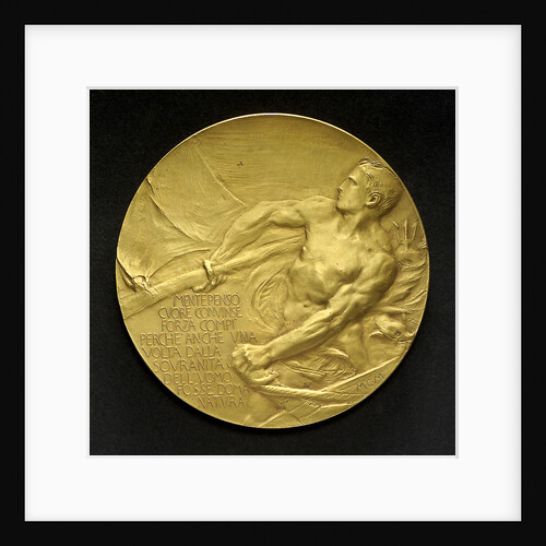 Medal commemorating Duca d'Abruzzi and his North Pole expedition, 1899; reverse by E. Boninsegna